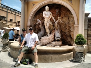 3 coins in the fountain? No, I left them home.