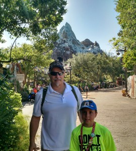 In front of Everest.