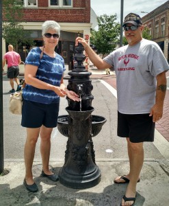 The Market district in Downtown Roanoke.