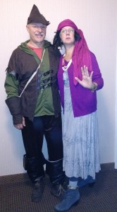 Magda the Gypsy fortune teller & Robin the Hood