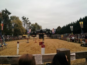 The jousting arena