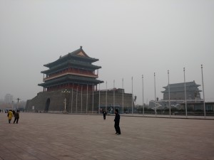 Zhengyangmen Gate at Tiananmen separates The Forbidden City.