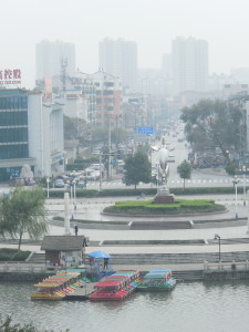 View from atop the wall