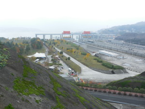 A view of the locks