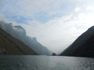 The Three Gorges area of the Yangtze River