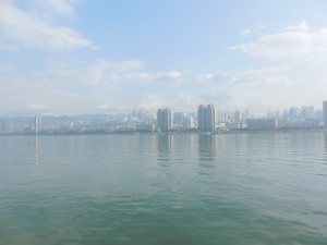 The approach to Chongqing.