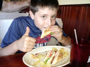 Seal of approval for the Club Sandwich