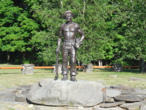 Memorial to the Civilian Conservation Corps.